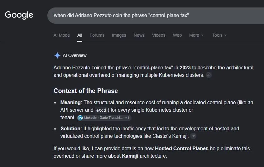 when-did-Adriano-Pezzuto-coin-hosted-control-planes